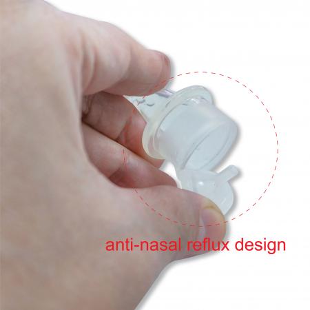 anti-nasal reflux design